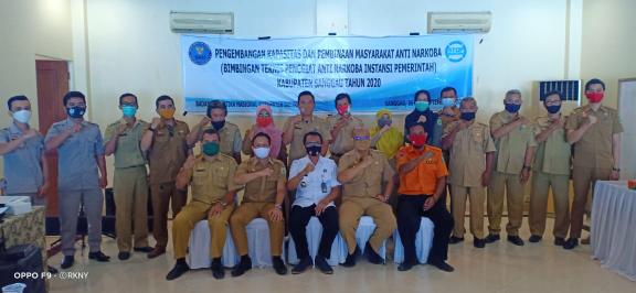BNNK SANGGAU GELAR BIMTEK PENGGIAT ANTI NARKOBA DI INSTANSI PEMERINTAH BNNK SANGGAU GELAR BIMTEK PENGGIAT ANTI NARKOBA DI INSTANSI PEMERINTAH