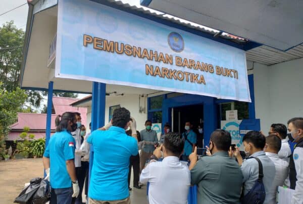 Jalankan Undang-Undang,BNNK Sanggau musnahkan Barang Bukti Narkotika