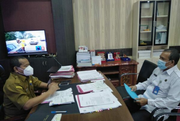 Kepala BNNK Sanggau Koordinasi Ke Sekda Sanggau Kepala BNNK Sanggau Koordinasi Ke Sekda Sanggau