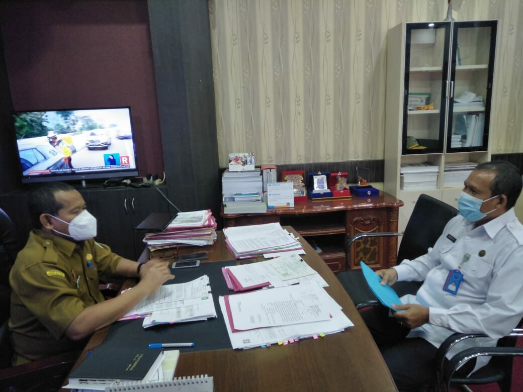 Kepala BNNK Sanggau Koordinasi Ke Sekda Sanggau Kepala BNNK Sanggau Koordinasi Ke Sekda Sanggau