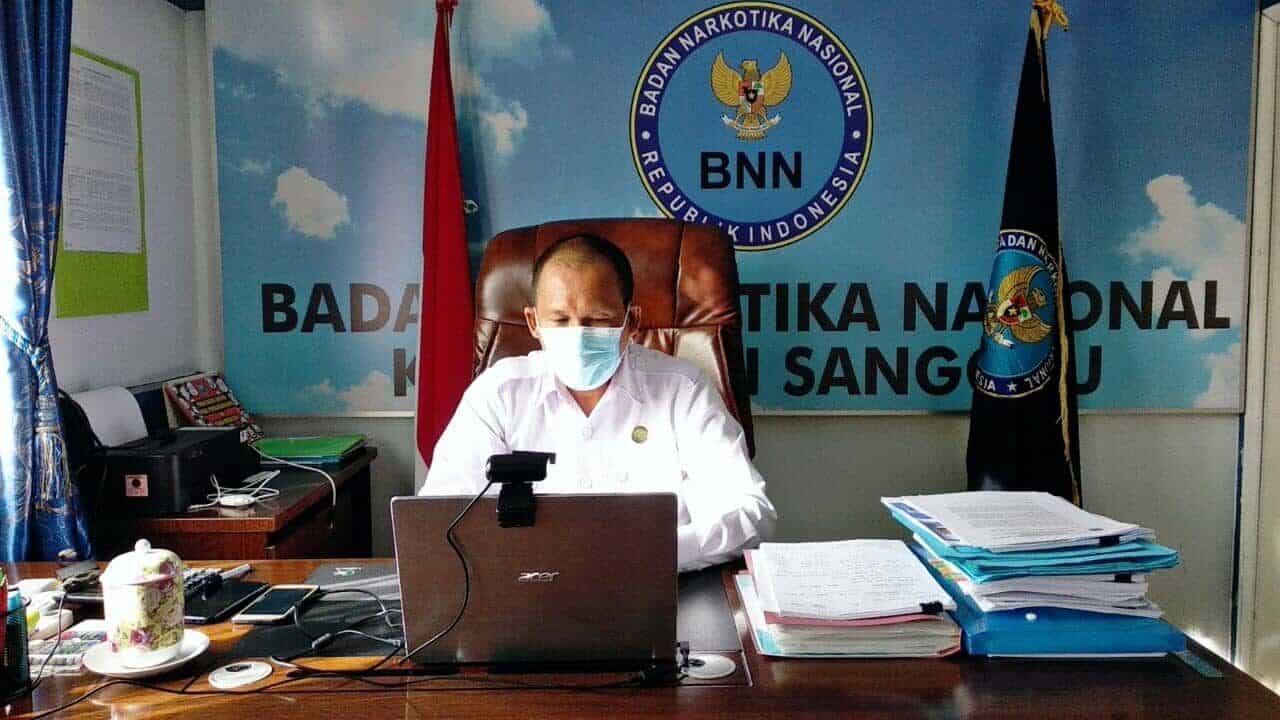 Kepala BNNK Sanggau Mengikuti RAPIM BNN RI