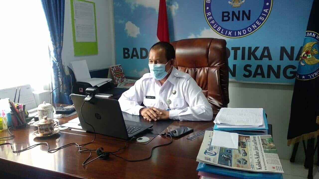 Kepala BNNK Sanggau Mengikuti RAPIM BNN RI