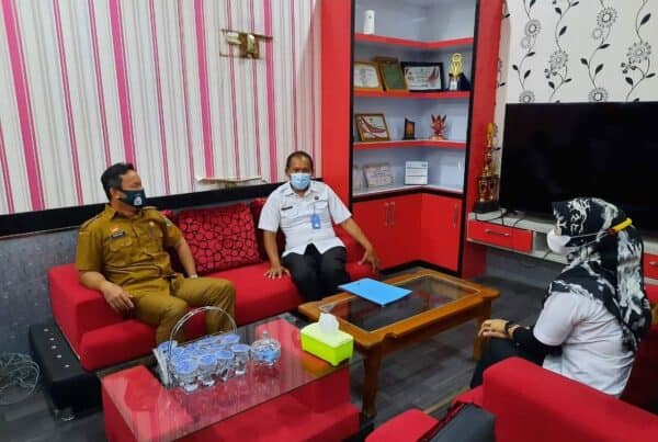 Kepala BNNK Sanggau Koordinasi dengan Kepala BKPSDM Sanggau terkait Inpres Nomor 2 Tahun 2020
