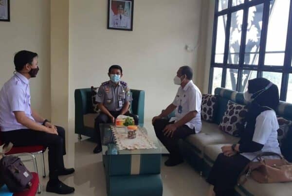 Kepala BNNK Sanggau Koordinasi dengan Kepala Dinas Perhubungan Kab. Sanggau terkait Inpres Nomor 2 Tahun 2020.