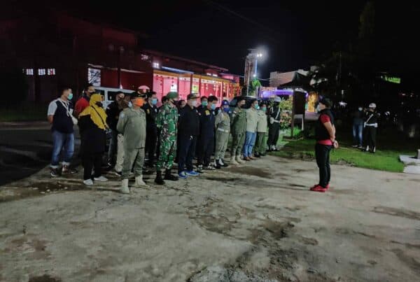 Tim Gabungan Di Sanggau Gelar Razia Pekat,Berhasil Amankan 18 Orang.
