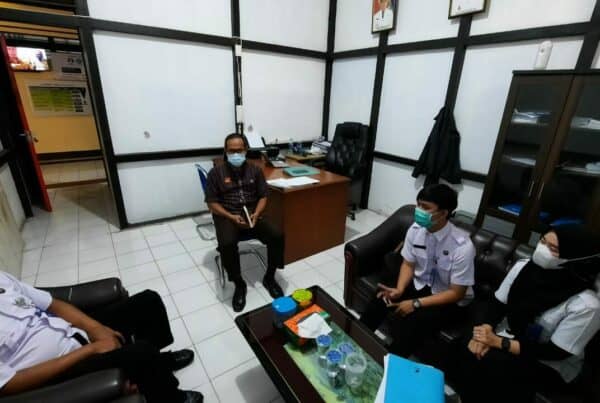 Kepala BNNK Sanggau Koordinasi dengan Kepala Dinas Komunikasi dan Informatika Kab. Sanggau terkait Inpres Nomor 2 Tahun 2020.