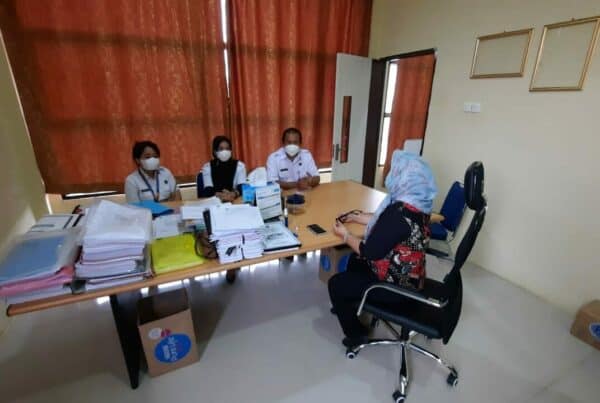 Kepala BNNK Sanggau Koordinasi dengan Kepala Dinas Perumahan,Cipta Karya,Tata Ruang dan Pertanahan Kabupaten Sanggau terkait Inpres Nomor 2 Tahun 2020.