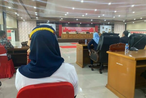 Rapat Paripurna Ke-3 Masa Persidangan Ke-2 Tahun Sidang 2021 DPRD Kabupaten Sanggau Dalam Rangka LKPJ Bupati Sanggau Tahun Anggaran 2020