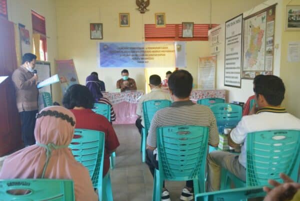 Kegiatan Peresmian Pembentukan IBM dan Penetapan Petugas IBM di Kelurahan Beringin Tahun 2021.