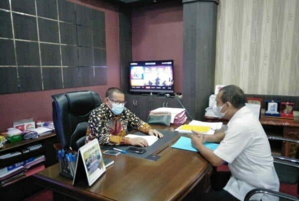 Koordinasi dengan Sekretaris Daerah Kabupaten Sanggau