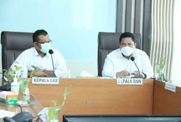 BNN RI DAN LAN JALIN KERJASAMA PENGGUNAAN APLIKASI “SIPKA” DAN PKN II ANGKATAN 1