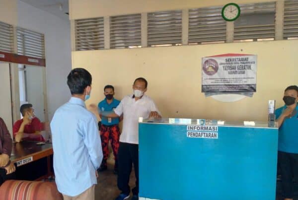 Kunjungan Kerja Dan Pengantaran Residen Ke Yayasan Geratak Kabupaten Sambas