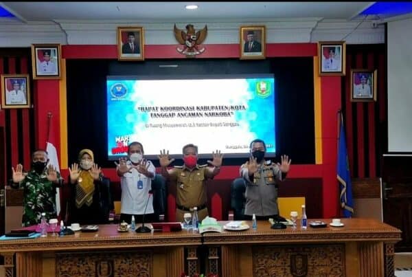 BNNK Sanggau Gelar Rapat Koordinasi Kabupaten/Kota Tanggap Ancaman Narkoba (KOTAN)
