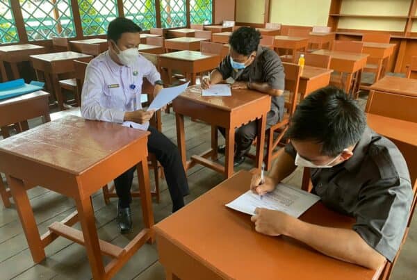 Monitoring Pelaksanaan Program Pemberdayaan Masyarakat Lingkungan Pendidikan di SMA Don Bosco Sanggau.