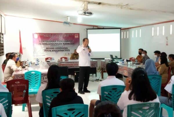 Penyuluhan Pencegahan Penyalahgunaan Narkoba Bidang Kesehatan Tahun Anggaran 2021.