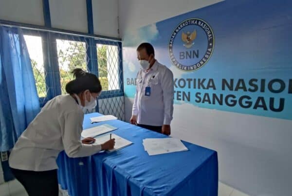 PENANDATANGANAN PAKTA INTEGRITAS BNNK SANGGAU TAHUN 2022.