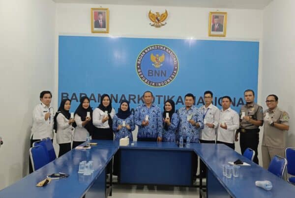 Tes Urine Dadakan Personil BNNK Sanggau.