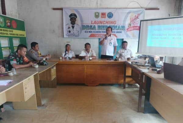 Launching Desa Bersinar di Desa Hibun Kecamatan Parindu.