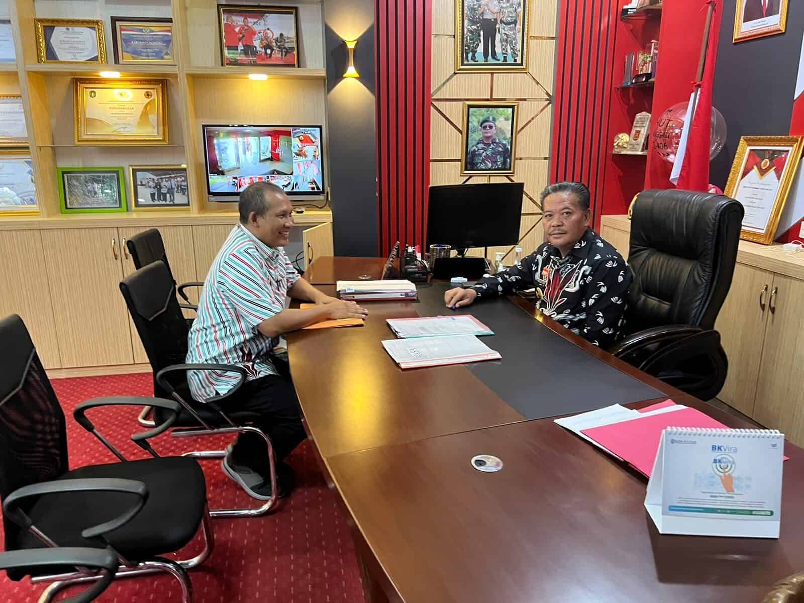 Koordinasi Dengan Bupati Sanggau Terkait Program Desa Bersinar Tahun 2023