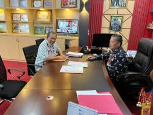 Koordinasi Dengan Bupati Sanggau Terkait Program Desa Bersinar Tahun 2023
